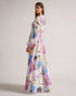 ROZLYN-Swimwear-Get ready to turn heads at the beach with the gorgeous ROZLYN cover-up. Our spliced floral print catches the eye, while the deep V-neck and floaty silhouette bring plenty of elegance. With long sleeves and a gathered waist with tassels, this cover-up is both stylish and comfortable. Bring on holiday season.By choosing Ted Baker cotton products, you're supporting our investment in the Better Cotton Initiative's mission. This product is sourced via a system of mass balance and therefore may no
